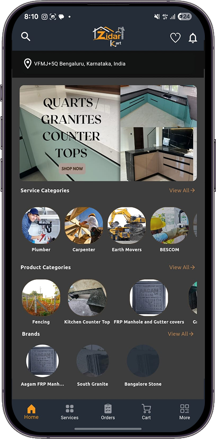 ZidarKart app preview